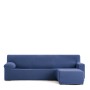 Funda para chaise longue de brazo corto derecho Eysa JAZ Azul 120 x 120 x 360 cm