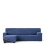 Funda para chaise longue de brazo corto izquierdo Eysa JAZ Azul 120 x 120 x 360 cm