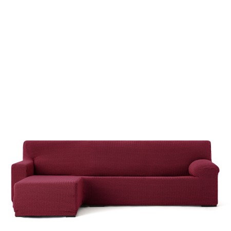 Housse pour chaise longue accoudoir long gauche Eysa JAZ Bordeaux 120 x 120 x 360 cm