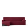 Housse pour chaise longue accoudoir long gauche Eysa JAZ Bordeaux 120 x 120 x 360 cm