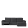 Funda para chaise longue de brazo corto derecho Eysa JAZ Gris oscuro 120 x 120 x 360 cm