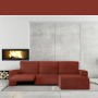 Housse pour chaise longue accoudoir court droit Eysa JAZ Rouge foncé 120 x 120 x 360 cm