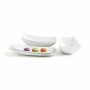 Assiette plate Ariane Vital Rectangulaire Céramique Blanc (33 x 23 cm)