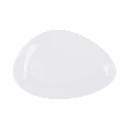 Assiette plate Ariane Prime Island Triangulaire Céramique Blanc (Ø 33 cm)