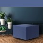 Housse de pouf Eysa JAZ Bleu 100 x 65 x 100 cm