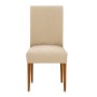 Housse de Chaise Eysa TROYA Beige 50 x 55 x 50 cm 2 Unités