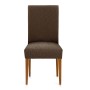 Housse de Chaise Eysa TROYA Marron 50 x 55 x 50 cm 2 Unités