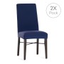 Housse de Chaise Eysa BRONX Bleu 50 x 55 x 50 cm 2 Unités