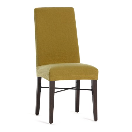 Housse de Chaise Eysa BRONX Moutarde 50 x 55 x 50 cm 2 Unités