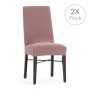 Housse de Chaise Eysa JAZ Rose 50 x 60 x 50 cm 2 Unités