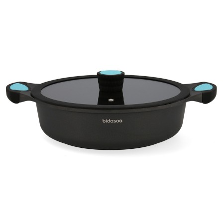 Casserole Bidasoa Noir Métal (28 x 8 cm)