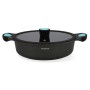 Casserole Bidasoa Noir Métal (28 x 8 cm)