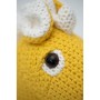 Jouet Peluche Crochetts AMIGURUMIS MINI Jaune Cheval 38 x 42 x 18 cm