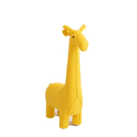 Jouet Peluche Crochetts AMIGURUMIS MAXI Jaune Girafe 90 x 128 x 33 cm