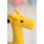 Jouet Peluche Crochetts AMIGURUMIS MINI Jaune Girafe 53 x 55 x 16 cm