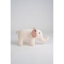 Peluche Crochetts AMIGURUMIS MINI Blanco Elefante 48 x 23 x 22 cm