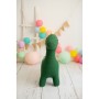 Jouet Peluche Crochetts AMIGURUMIS MAXI Vert Dinosaure 78 x 103 x 29 cm