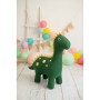 Jouet Peluche Crochetts AMIGURUMIS MAXI Vert Dinosaure 78 x 103 x 29 cm