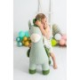 Jouet Peluche Crochetts AMIGURUMIS MAXI Vert Licorne 98 x 88 x 33 cm