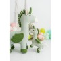 Peluche Crochetts AMIGURUMIS PACK Verde Unicornio 51 x 26 x 42 cm 98 x 33 x 88 cm 2 Piezas