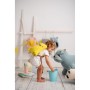 Cartable Crochetts Jaune 38 x 34 x 5 cm Poulet