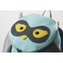 Cartable Crochetts Turquoise 25 x 27 x 13 cm Hibou