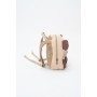 Cartable Crochetts Marron 23 x 30 x 11 cm Singe