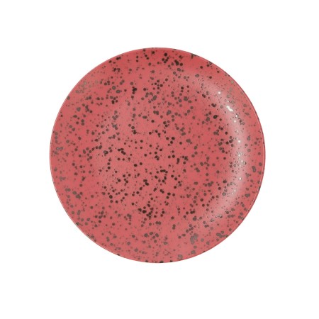 Assiette plate Ariane Oxide Céramique Rouge (27 cm)