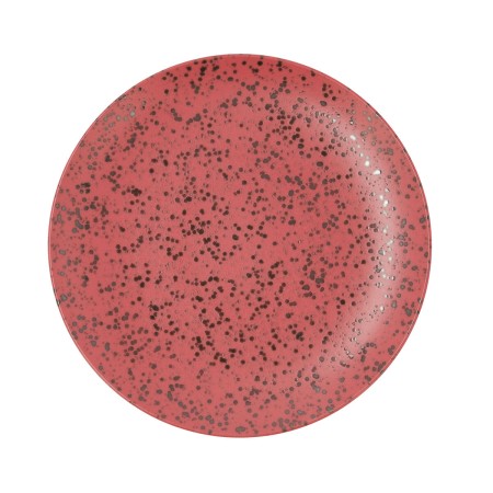 Assiette plate Ariane Oxide Céramique Rouge (31 cm)