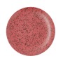 Assiette plate Ariane Oxide Céramique Rouge (31 cm)