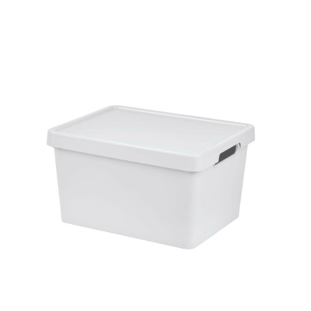 Boîte de rangement avec couvercle Tontarelli Maya Blanc 16,2 L 36 x 28 x 20 cm