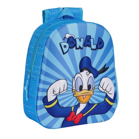 Mochila Infantil 3D Donald Azul 27 x 33 x 10 cm