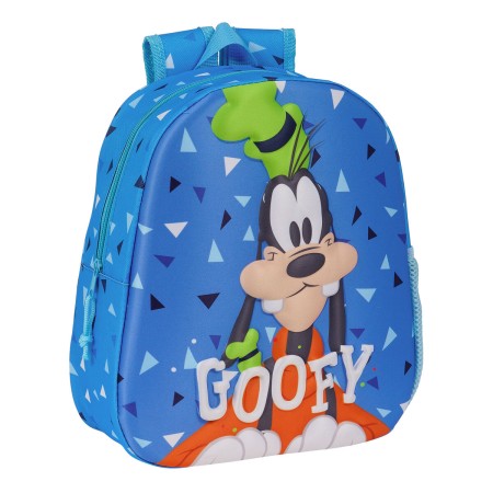 Mochila Infantil 3D Clásicos Disney Goofy Azul 27 x 33 x 10 cm