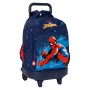 Cartable à roulettes Spider-Man Neon Blue marine 33 X 45 X 22 cm