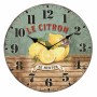 Horloge Murale Quid Le Citron Bois (34 cm)