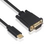 Adaptateur USB-C vers VGA Ewent Noir 1,8 m
