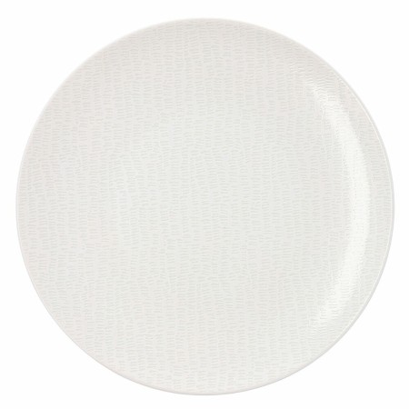 Assiette plate Ariane Ripple Céramique Blanc (Ø 28 cm)