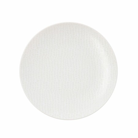 Assiette plate Ariane Ripple Céramique Blanc (Ø 22 cm)
