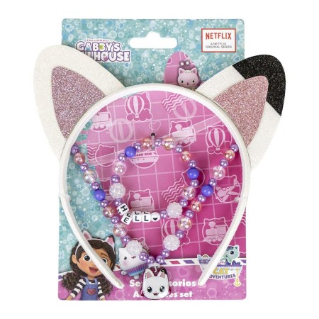 Kit de bijoux fantaisie Gabby's Dollhouse Rose 3 Pièces