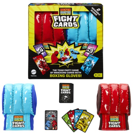 Juego de Cartas Mattel Rock'Em Sock'Em Fight Cards