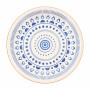 Assiette plate Quid Vita Tribal Céramique Bleu (ø 26,5 cm)