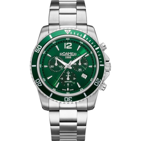 Montre Homme Roamer 862837-41-75-20 Vert Argenté