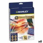 Set de pintura Manley Multicolor Ceras de colores (6 Unidades)