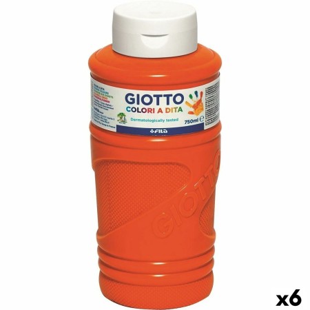 peinture pour doigts Giotto Orange 750 ml (6 Unités)