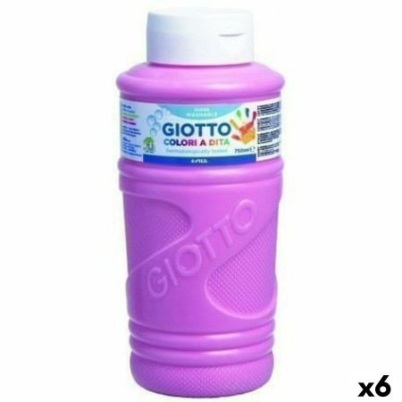 Pintura de Dedos Giotto Rosa 750 ml (6 Unidades)