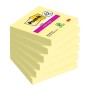 Notes Adhésives Post-it Super Sticky Jaune 76 x 76 mm 6 Pièces (24 Unités)