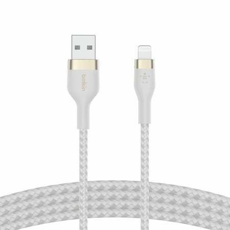 Cable USB a Lightning Belkin CAA010BT1MWH Blanco 1 m