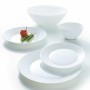 Assiette plate Luminarc Harena Blanc verre (Ø 25 cm)