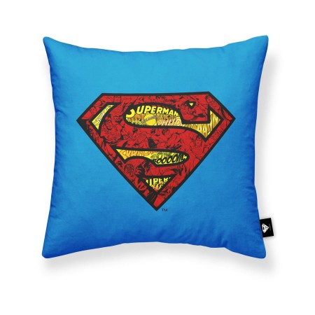 Funda de cojín Superman Superman Basic A Azul 45 x 45 cm