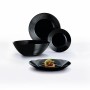 Assiette plate Luminarc Harena Noir verre (Ø 25 cm)